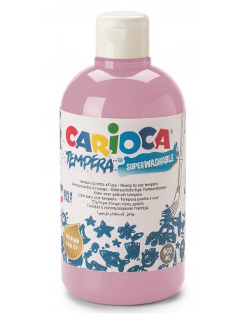 ΤΕΜΠΕΡΑ CARIOCA 500ml (700gr) PASTEL ΡΟΖ