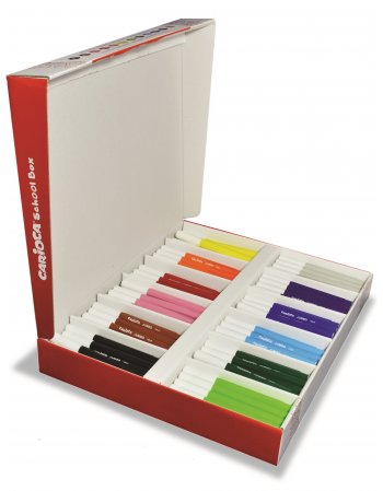 ΜΑΡΚΑΔΟΡΟΙ CARIOCA JUMBO SCHOOL BOX 144ΤΕΜ.