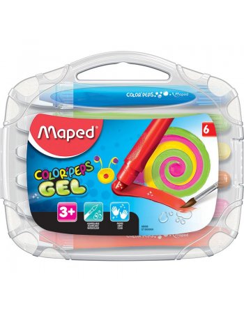 MAPED ΚΗΡΟΜΠΟΓΙΕΣ GEL ΣΕ ΠΛΑΣΤΙΚΟ ΚΟΥΤΙ 6ΤΕΜ. 836306