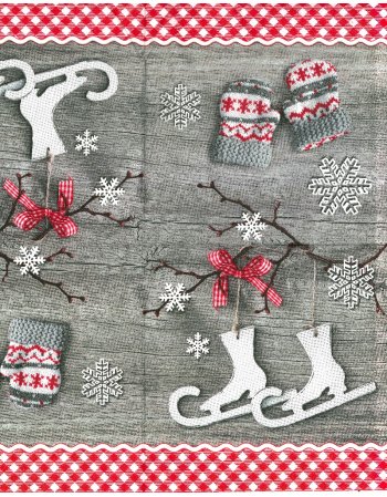ΧΑΡΤΟΠΕΤΣΕΤΑ DECOUPAGE  ΧΡΙΣΤΟΥΓΕΝΝΙΑΤΙΚΗ  25X25 CM...