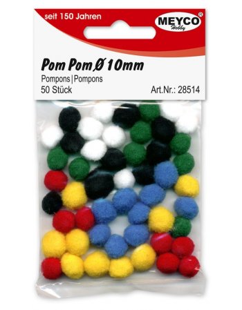 ΠΟΝ ΠΟΝ  MEYCO Φ10mm (50ΤΕΜ.)