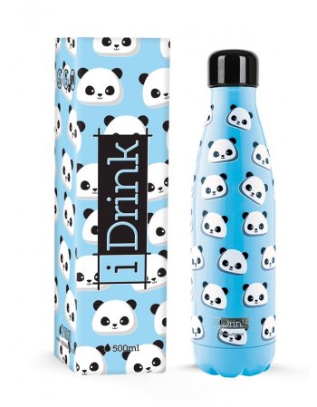 ΠΑΓΟΥΡΙ i DRINK ID0090 THERM BOTTLE 500ml PANDA