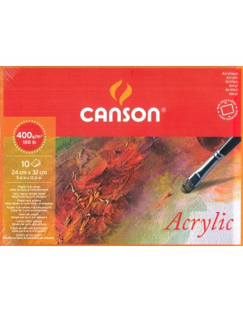 ΜΠΛΟΚ CANSON ACRYLIC 4K 36x48 400gr 10φ COLD.PR.