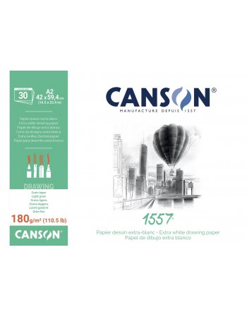 ΜΠΛΟΚ CANSON 1557 DESSIN Α2 180gr 30Φ