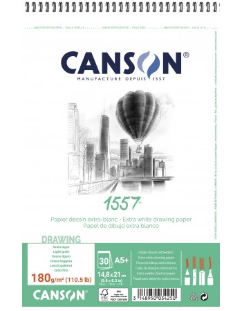 ΜΠΛΟΚ CANSON 1557 SP DESSIN Α5 180gr 30Φ