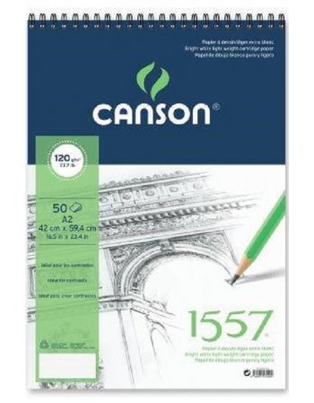 ΜΠΛΟΚ CANSON 1557 SP SKETCH A2 120gr 50Φ