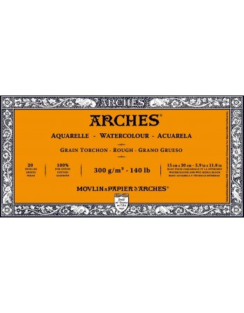 ΜΠΛΟΚ ARCHES 4K AQUA 15x30 300gr 20Φ ROUGH G.