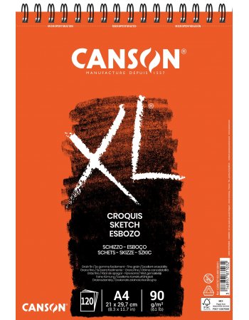 ΜΠΛΟΚ CANSON XL CROQUIS A4 90gr 120Φ