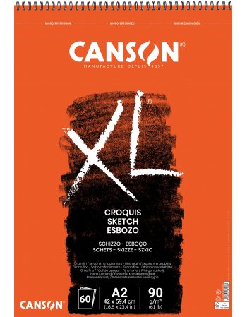 ΜΠΛΟΚ CANSON XL CROQUIS SP. A2 90gr 60 ΦΥΛΛΑ