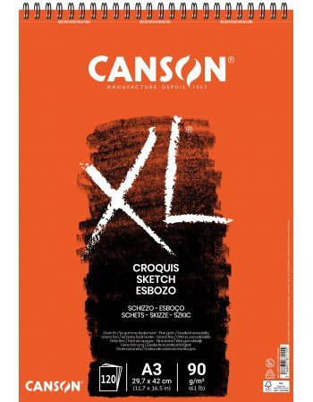 ΜΠΛΟΚ CANSON XL CROQUIS SP. A3 90gr 120 ΦΥΛΛΑ
