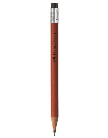 ΜΟΛΥΒΙ FABER CASTELL 118341 PERFECT ΜΕ ΓΟΜΑ BROWN
