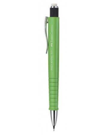 ΜΗΧΑΝΙΚΟ ΜΟΛΥΒΙ FABER CASTELL 0.7mm POLY MATIC ΛΑΧΑΝΙ
