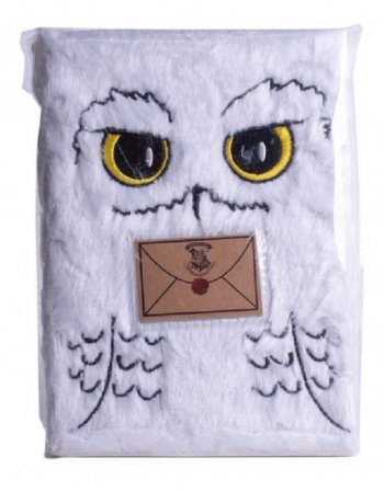 HARRY POTTER HEDWIG PLUSH NOTEBOOK A5 - SLHP258