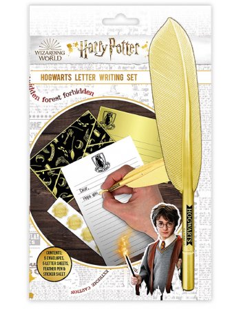 HARRY POTTER LETTER WRITING SET FEATHER PEN - HP147706