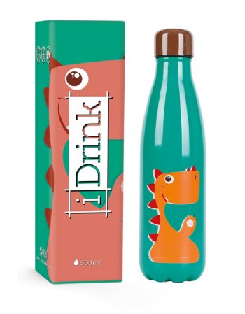 ΠΑΓΟΥΡΙ i DRINK ID0035 THERM BOTTLE 500ml DINO