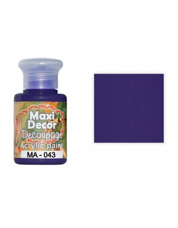 ΑΚΡΥΛΙΚΟ ΧΡΩΜΑ MAXI DECOR ΒΙΟΛΕΤΙ (ΜΑ-043)