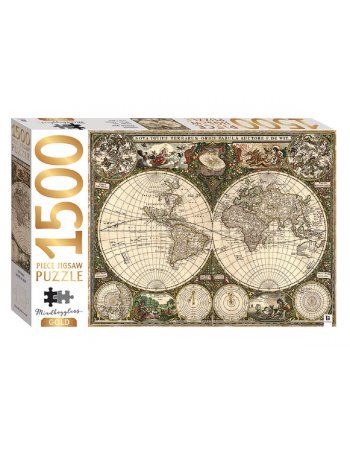 ΠΑΖΛ HINKLER VINTAGE WORLD MAP 1500 ΚΟΜΜΑΤΙΑ