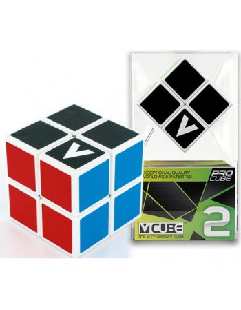 ΚΥΒΟΣ ΡΟΥΜΠΙΚ: V-CUBE 2 WHITE FLAT