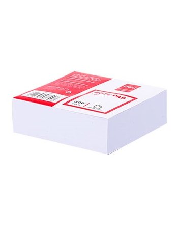 DELI ΚΥΒΟΣ ΑΚΟΛΛΗΤΟΣ 300 ΦΥΛΛΑ 91X87mm ΛΕΥΚΟΣ