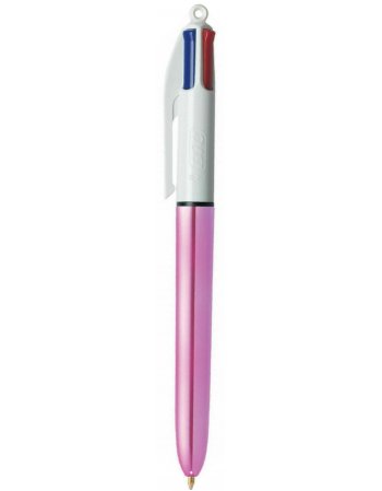 BIC ΣΤΥΛΟ ΔΙΑΡΚΕΙΑΣ 4 COLORS SHINE PINK 1.00mm