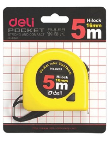 DELI ΜΕΤΡΟΤΑΙΝΙΑ ΑΤΣΑΛΙΝΗ 5mx19mm