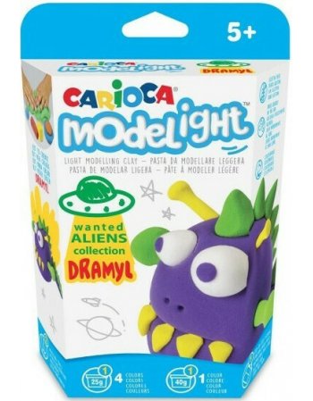 ΠΗΛΟΣ CARIOCA MODELIGHT ΣΕΤ ALIENS PLANET