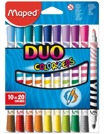 MAPED ΜΑΡΚΑΔΟΡΟΙ COLOR PEP'S DUO 20 ΧΡΩΜΑΤΑ