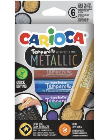 ΜΑΡΚΑΔΟΡΟΙ CARIOCA TEMPERELLO METALLIC 6TEM.