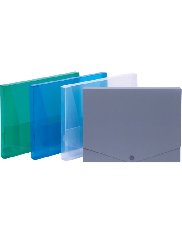 ΚΟΥΤΙ PP A4 ME ΚΟΥΜΠΙ ΡΑΧΗ 3cm