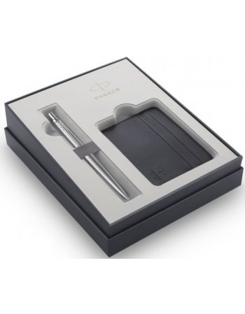 PARKER JOTTER XL MCHR STEEL CT BP+CARD HOLDER