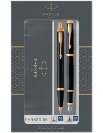 ΣΕΤ ΔΩΡΟΥ PΑRKER I.M DUO LQ BLACK GT [FP-ΒΡ]