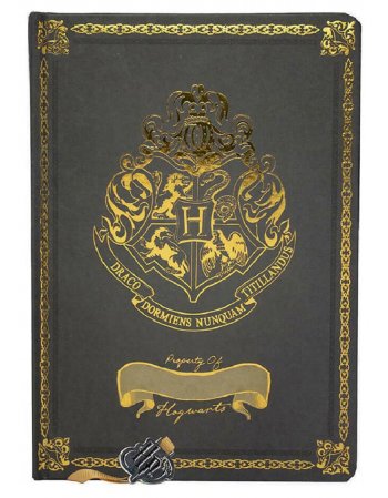 BLUE SKY HARRY POTTER NOTEBOOK A5 BLACK CREST