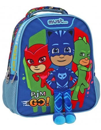 ΣΧΟΛΙΚΗ ΤΣΑΝΤΑ ΠΛΑΤΗΣ ΝΗΠΙΟΥ PJ MASKS GO MUST 2 ΘΗΚΕΣ