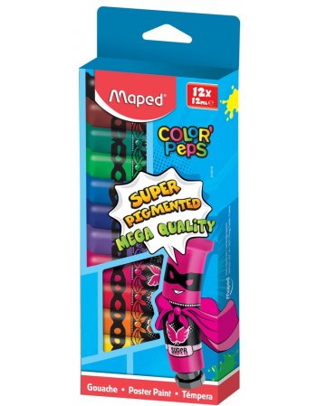 MAPED ΤΕΜΠΕΡΕΣ ΣΕΤ COLOR' PEPS 12ml 12ΤΕΜ.