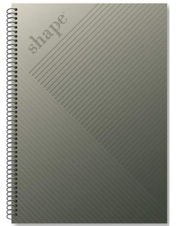 ΤΕΤΡΑΔΙΟ ΣΠΙΡΑΛ Α4 SHAPE METALL  GOLD 2  ΘΕΜΑΤΑ