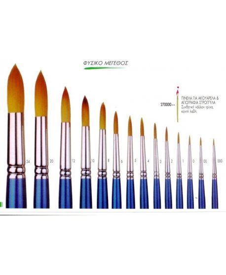 ΠΙΝΕΛΟ ΣΤΡΟΓΓΥΛΟ ART & HOBBY No5