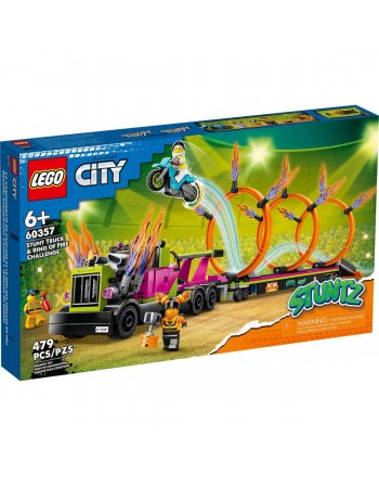 LEGO CITY STUNT TRUCK & RING OF FIRE CHALLENGE (60357)