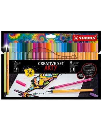 ΣΕΤ STABILO ARTY 8868/36 ΤΕΜ (18*88+18*68)