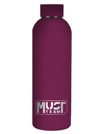 ΘΕΡΜΟΣ MUST 500ML ΑΝΟΞΕΙΔΩΤΟ ΜΕ RUBBER ΥΦΗ ΜΠΟΡΝΤΩ