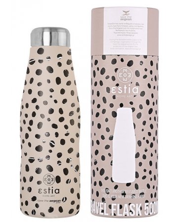 ESTIA ΘΕΡΜΟΣ TRAVEL FLASK SAVE THE AEGEAN 500ml LEOPARD...