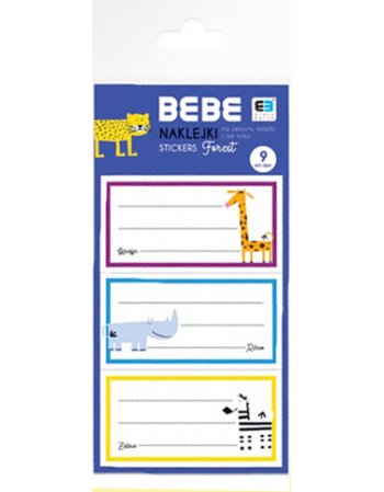 ΕΤΙΚΕΤΕΣ INTERDRUK 239389 KIDS 9ΤΕΜ.