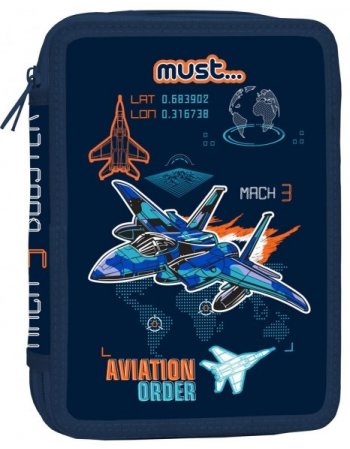 ΣΧΟΛΙΚΗ ΚΑΣΕΤΙΝΑ ΔΙΠΛΗ ΓΕΜΑΤΗ MUST AVIATION ORDER