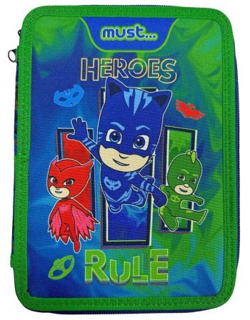 ΣΧΟΛΙΚΗ ΚΑΣΕΤΙΝΑ ΔΙΠΛΗ ΓΕΜΑΤΗ PJ MASKS HEROES RULE MUST