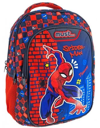 ΣΧΟΛΙΚΗ ΤΣΑΝΤΑ ΠΛΑΤΗΣ ΔΗΜΟΤΙΚΟΥ SPIDER- MAN THWIP MUST 3...