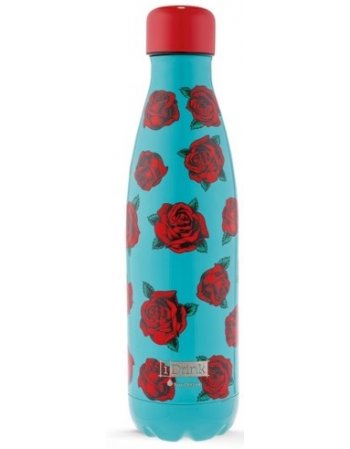 ΠΑΓΟΥΡΙ I DRINK ID0079 THERM BOTTLE 500ML TATOO ROSES