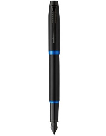 PARKER I.M.VIBRANT ΠΕΝΑ M BT BLUE RING + CARD HOLDER