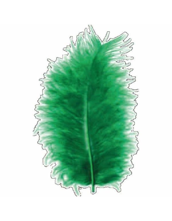 ΠΟΥΠΟΥΛΑ 10-12CM /17ΤEM MARABOU ΠΡΑΣΙΝΑ