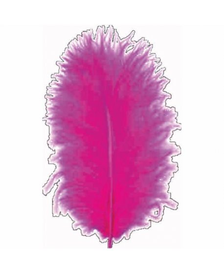 ΠΟΥΠΟΥΛΑ 10-12CM /17ΤEM MARABOU ΦΟΥΞΙΑ