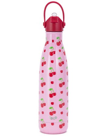 YOLO ΜΕΤΑΛΛΙΚΟΣ ΘΕΡΜΟΣ ΜΕ ΣΤΟΜΙΟ 500ML – CHERRY