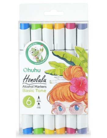 ΜΑΡΚΑΔΟΡΟΙ OHUHU MARKER HONOLULU ΜΕ ΔΙΠΛΗ ΜΥΤΗ ΤΕΤΡΑΓΩΝΗ...